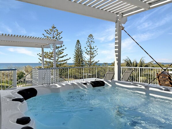 Private rooftop spa