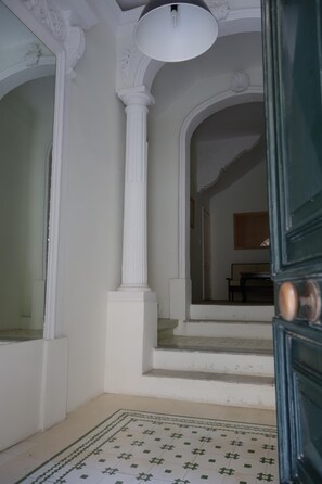 Entrance hall to the building