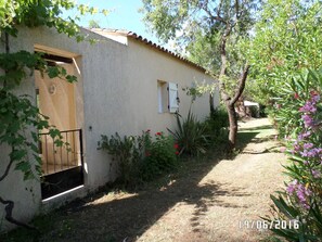 arrière de la maison
