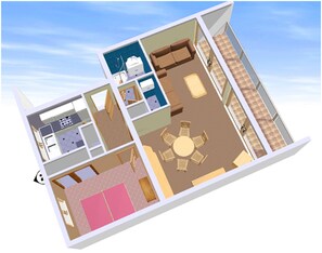 plan de l'appartement