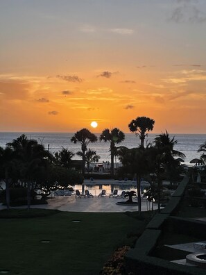 Relax and enjoy the breathtaking sunsets from the balcony