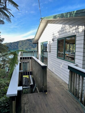 It's an external staircase between floors