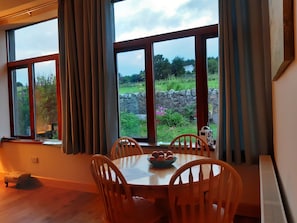 Comfortable dining area.