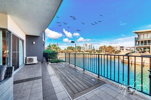 Make the most of the views. This isn't just a balcony, it's an experience.

