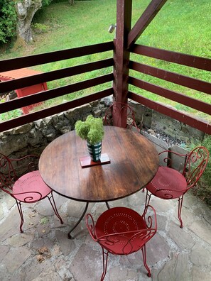 La loggia exterieure.