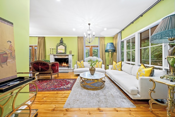 Entrance of house with beautiful flow to Formal lounge and Big Fireplace